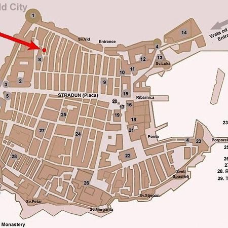 1-Bdrm With Terrace In The Old Town Leilighet Dubrovnik Eksteriør bilde
