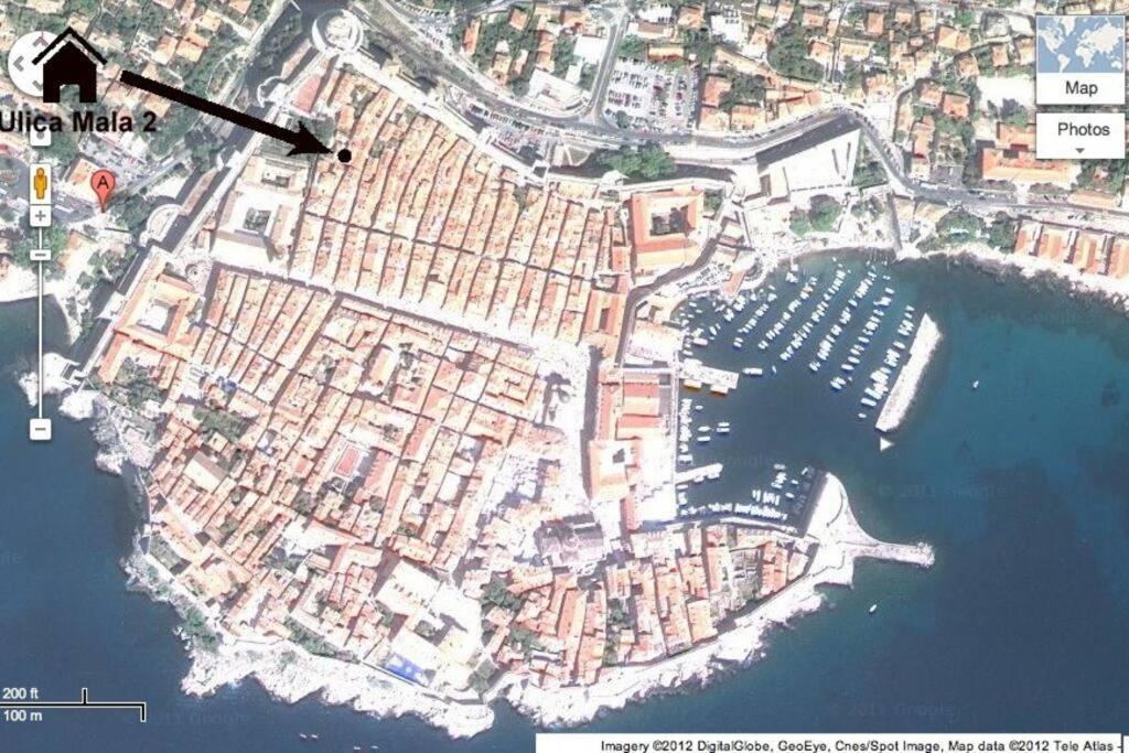 1-Bdrm With Terrace In The Old Town Leilighet Dubrovnik Eksteriør bilde